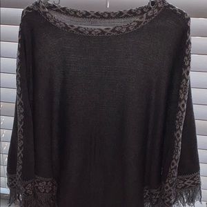 Gray Sweater/Poncho